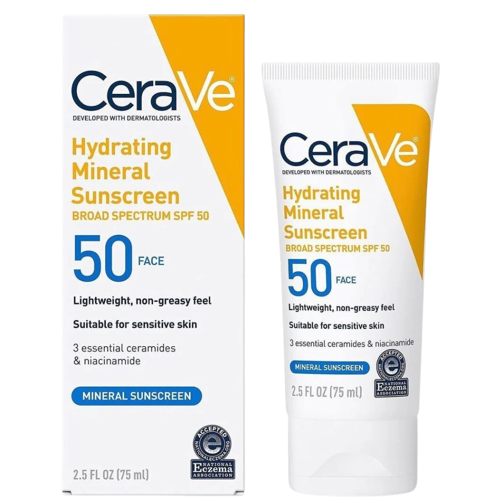 Cerave Hydrating mineral SunscreenSPF 50 75ml