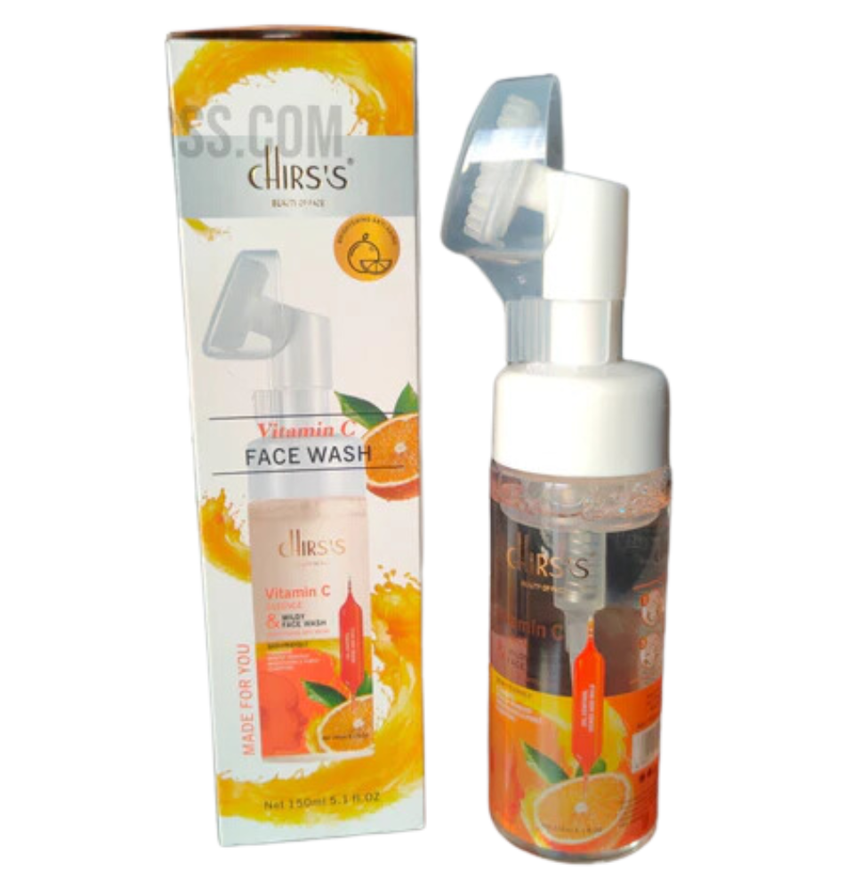 Chirs's Vitamin C Face Wash Brightening & Anti Aging Cleansing Mousse 150ML