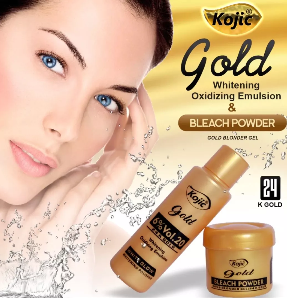 Kojic Gold Skin Polish Set – Vol 20, Blonder Gel (Large)