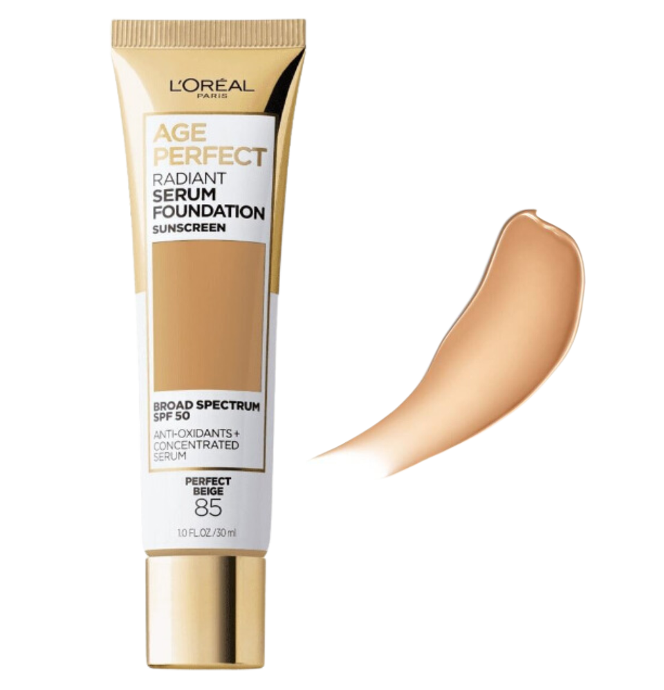 L'Oreal Paris Age Perfect Radiant Serum Foundation with SPF 50 - Perfect Beige