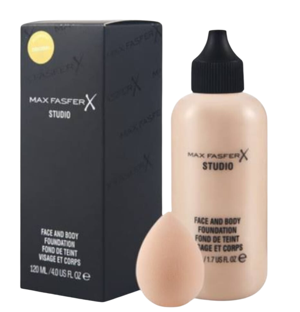 MAT Beauty Maxfasfer Studio Fix Face and Body Liquid Foundation – Flawless All-Day Coverage