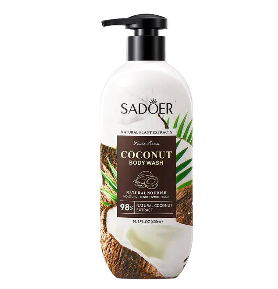 Sadoer Coconut Body Wash Natural Coconut Extract 400ml