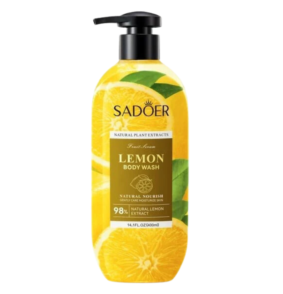 Sadoer Lemon Body Wash Natural Lemon Extracts 400ml