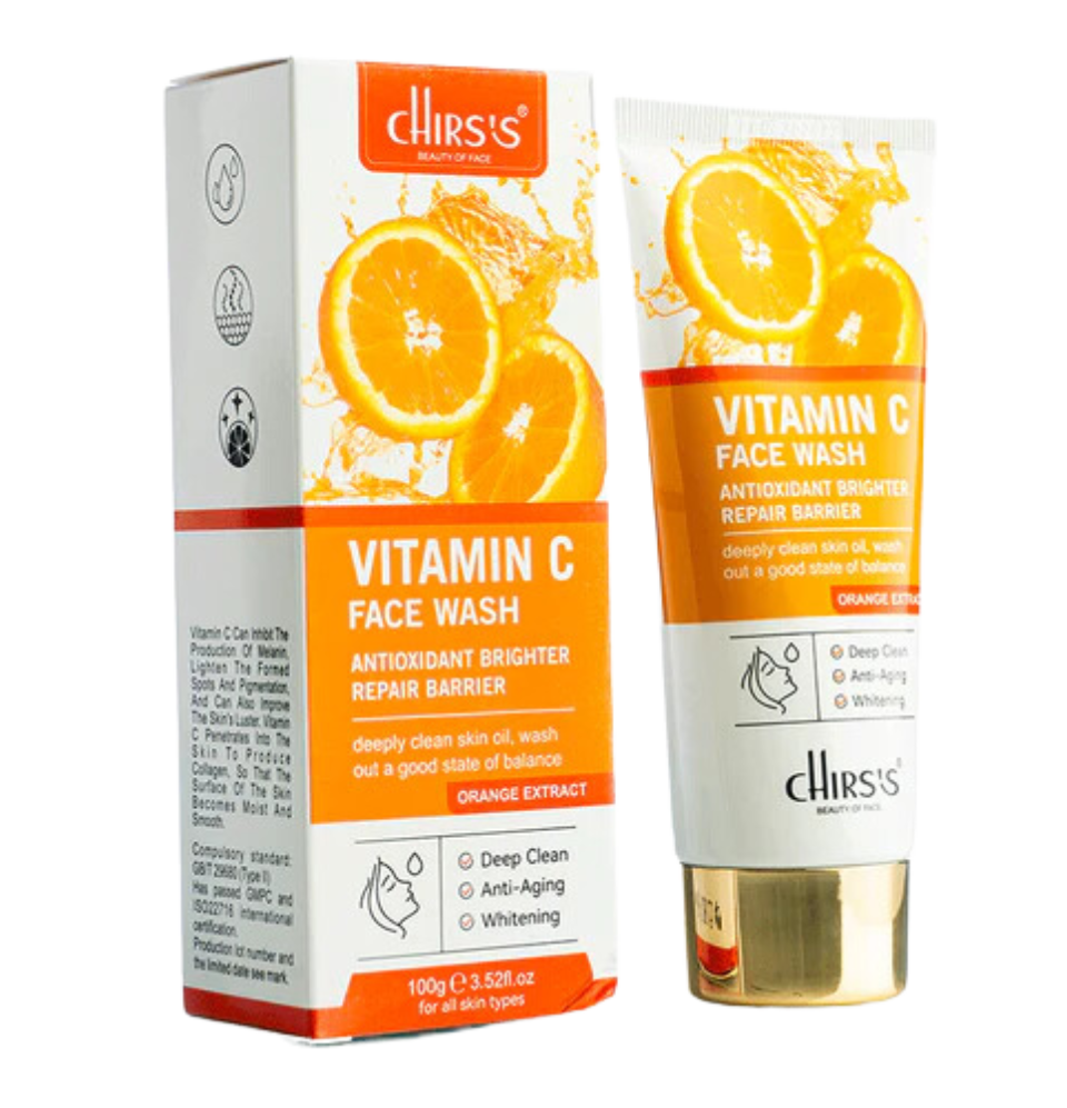 Chirs's Vitamin C Face Wash Antioxidant Brighter Repair Barrier 100g