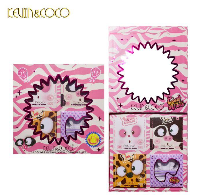 Kevin & Coco 4in1 Eyeshadows & Lashes Pack